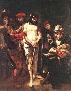 MAES, Nicolaes Christ before Pilate af oil on canvas